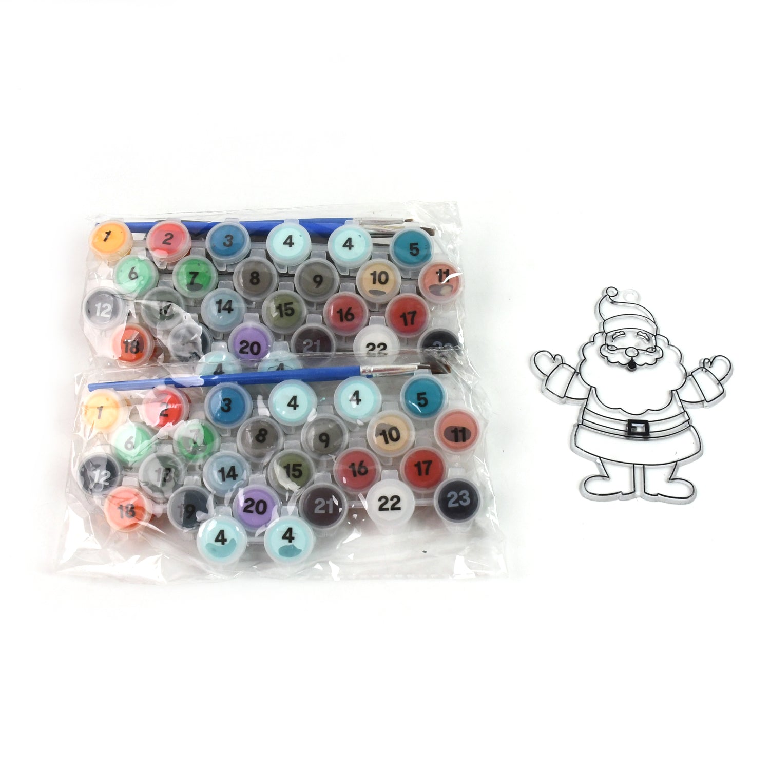 Paint By Number Kits 2 Set 24 Number Color 6 Paint Brushes (2 Set) Paint By Number Kits 2 Set 24 Number Color 6 Paint Brushes (2 Set)